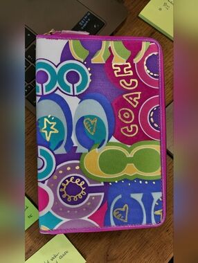 Coach Poppy Multicolor iPad Case" Or "Coach Pop C Graffiti Pouch"